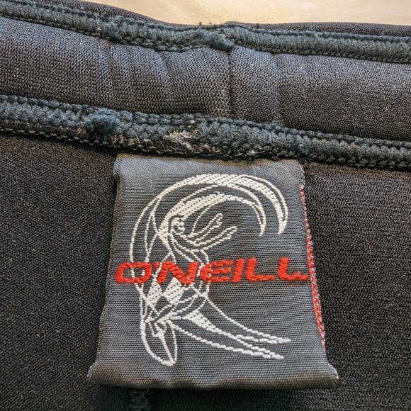 O'NEILL NEOPRENE diving wetsuit scuba SHORTS Sz L or 27-28W 2MM Drawstring LOGO - Picture 9 of 11